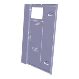 Back panel, oven