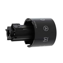 knob, function, black, 7+0