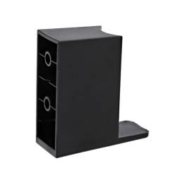 adaptateur, poignée, noir,