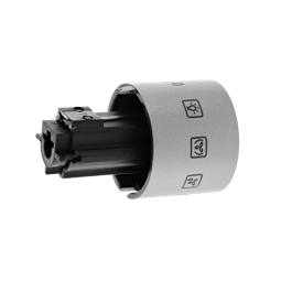 KNEBEL,FUNKTIONEN,INOX,8+0