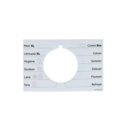programme plate, knob, adhesive, IT
