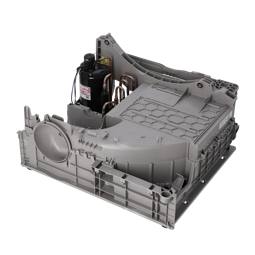 underdel, kondensator, servicesats, Optiflow,A++,R290