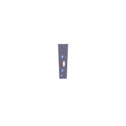 BEDIENBLENDE,INOX,60CM, HEXAGO