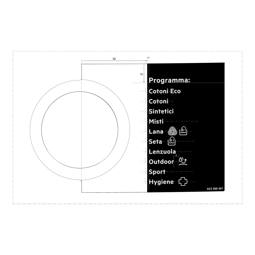 programme plate, knob, adhesive, IT