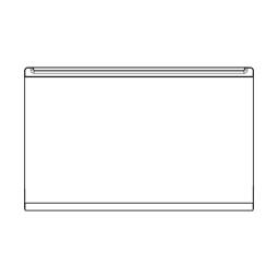 GLASREGAL,KOMPLETT,458.5X287MM