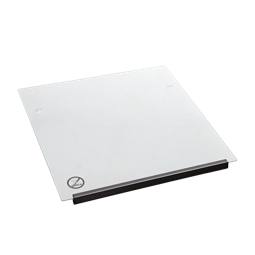 deksel, glasplaat, set, 566x565mm