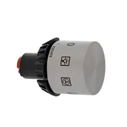 knob, function, grey, 7+0
