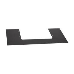 glass panel, lower, black, 898x375 4mm ITB_703