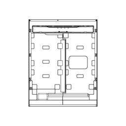 AUSSENTÜR,INOX,KOMPLETT,[601X7