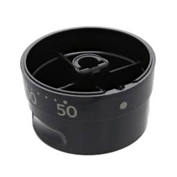 knob, thermostat, black
