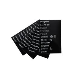 programme plate,knob,adhesive,DA,FI,NO,SV