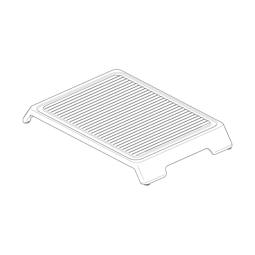 Insert pour gril noir de table de cuisson