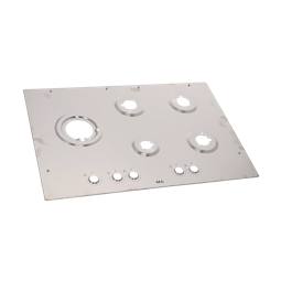 bovenblad, inox, AEG, 745x515mm