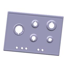 work top, inox, Electrolux, 744x510mm