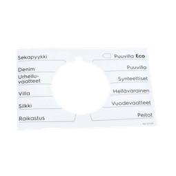 programme plate,knob,adhesive,FI