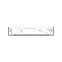 control panel, black, 60cm,LUX,2K