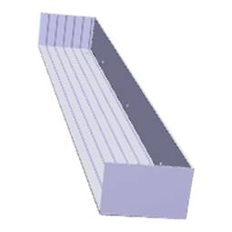 spacer, back, white, 548x65