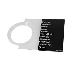 programme plate,knob,adhesive,SV