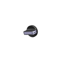knop, zwart,