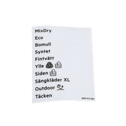 skylt program-, lim, SV