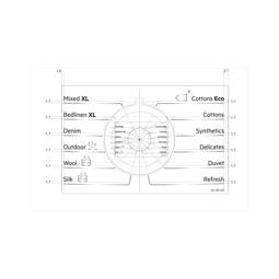 programme plate,knob,adhesive,DE
