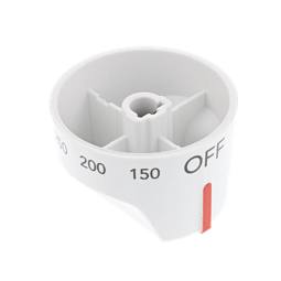 knob, thermostat, white