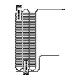kondensor, komplett, 536x1400mm