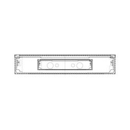 BEDIENBLENDE,INOX,60CM,LUX,2K