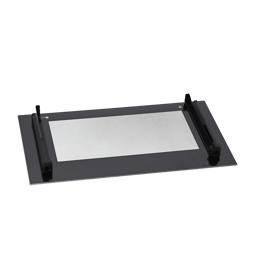front glass, black, Electrolux, 594x306mm