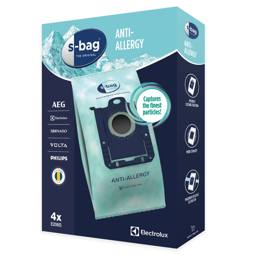 E206S s-bag® Anti-Allergy dammsugarpåse, 4 påsar