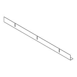 spacer, upper, white, 598x38,5x20,6