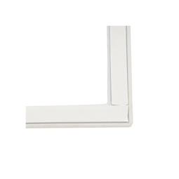 Hvit dørtetning til kjøleskapsdør