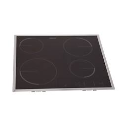 Glasplatte mit Rahmen,Inox,Zanussi,576x506mm