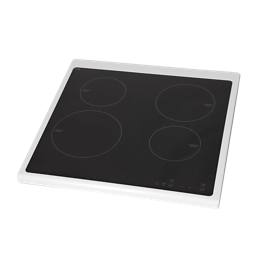 cooking top with frame, white, 596x600mm