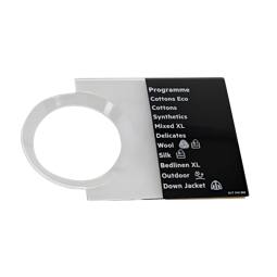 programme plate,knob,adhesive,EN