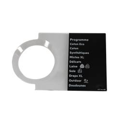 programme plate,knob,adhesive,FR