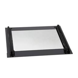 front glass, black, Electrolux, 594x465mm