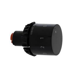 knob, double energy regulator, black, 9-0