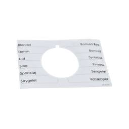programme plate,knob,adhesive,DA