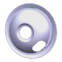 drip pan, small, 6''