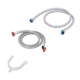 inlet hose, water, 2 pcs., H&C,1500mm