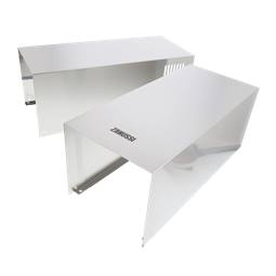Kamin,komplett,Zanussi,satin steel