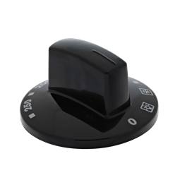 knob,thermostat,black,0-250, 2+0 MO