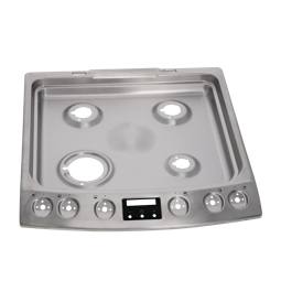 work top, stainless, 536x637,5mm