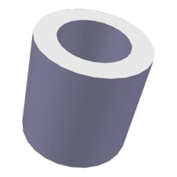 Space compensator,knob,Ø 6,2-10 mm L 10mm