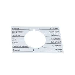 programme plate,knob,adhesive,SV