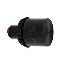 KNEBEL,THERMOSTAT,SCHWARZ,0-25