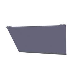 hylla glas-, sats, stopp, 405x280mm