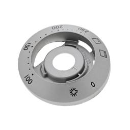 indicating plate,thermostat,inox,0-250, 3+0, TO