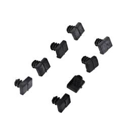 KIT,GUMMITEIL,GITTER,8PCS.